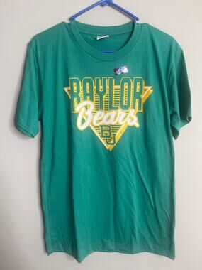 Charlie Hustle Unisex Baylor Bears Green Short Sleeve Tshirt Medium